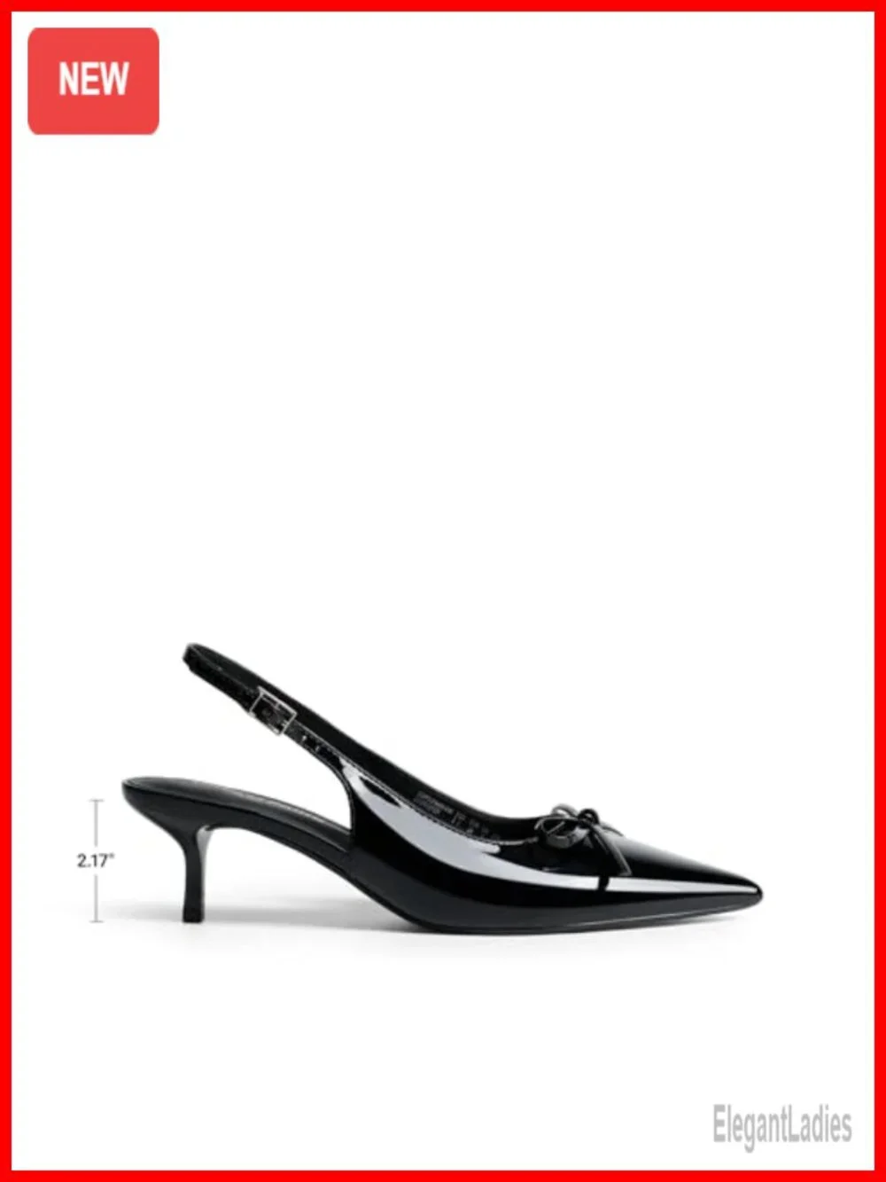 Slingback Kitten Heels, Pointed Toe Bow Dress Shoes, Comfortable Wedding Pumps